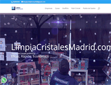 Tablet Screenshot of limpiacristalesmadrid.com